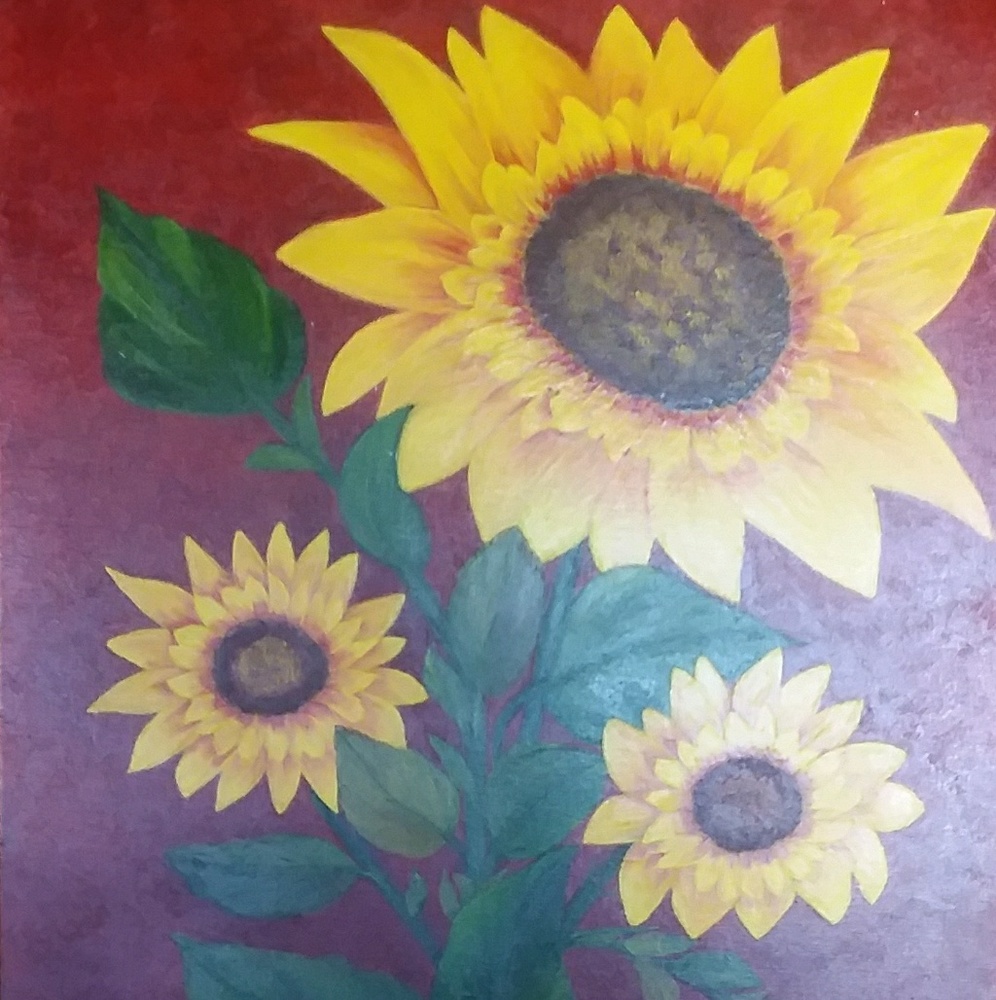 Sunflower painting